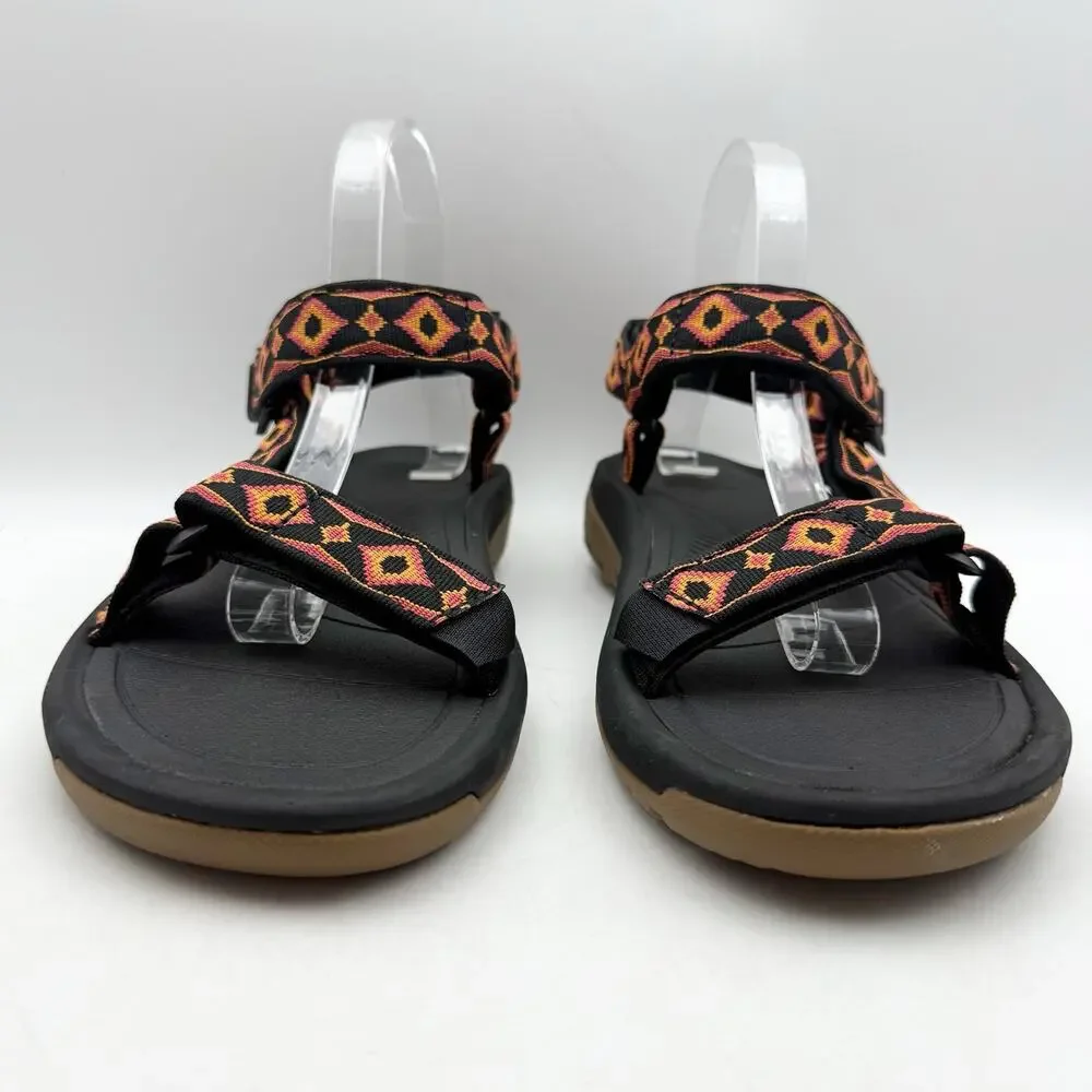 Teva Mens Hurricane XLT2 Revive Sandals US 8 EU 40.5 Orange Black NIB